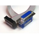 IDC16-DSUB15F cable assembly